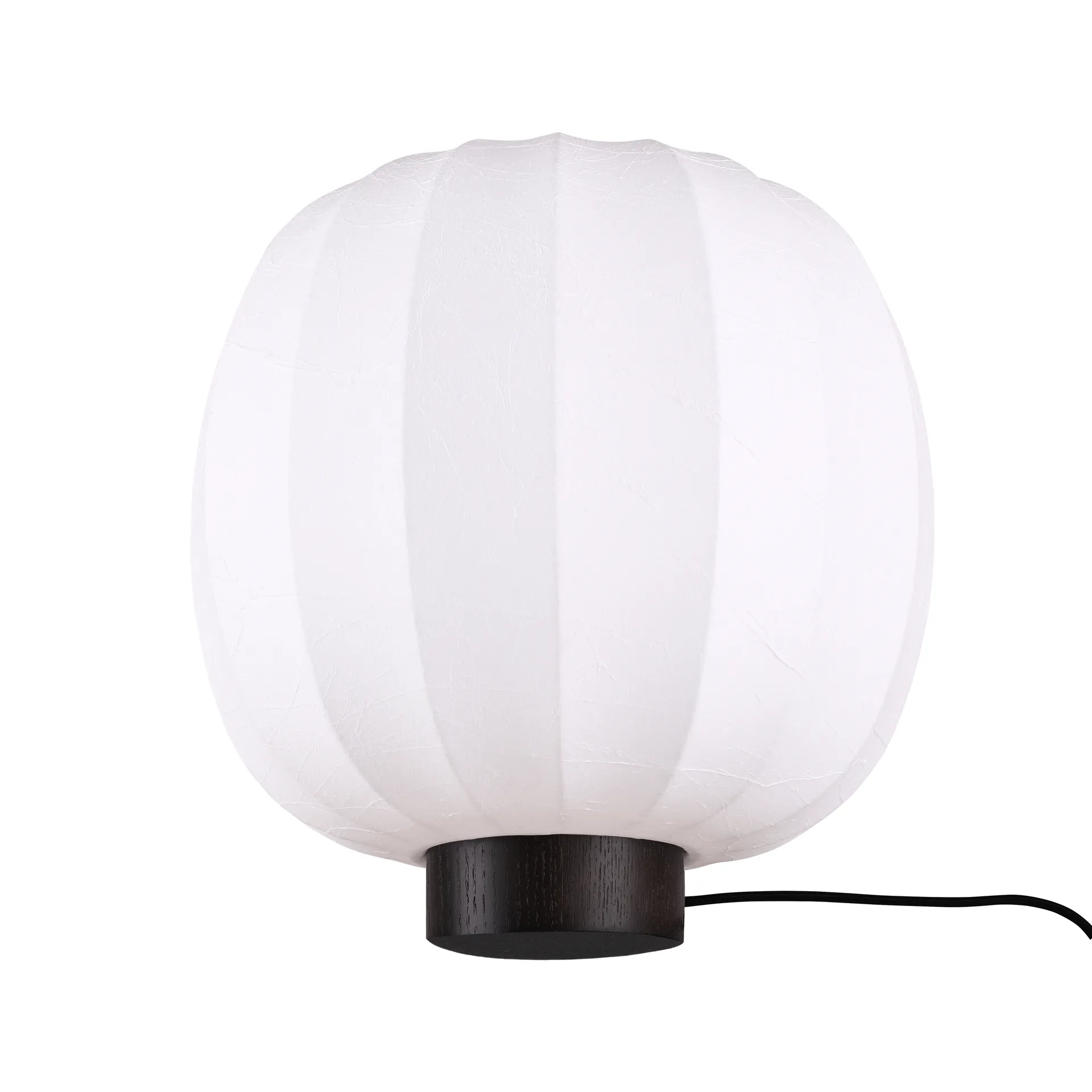 Lunari table lamp, White-Dark ash, Ø30x32 cm Watt & Veke