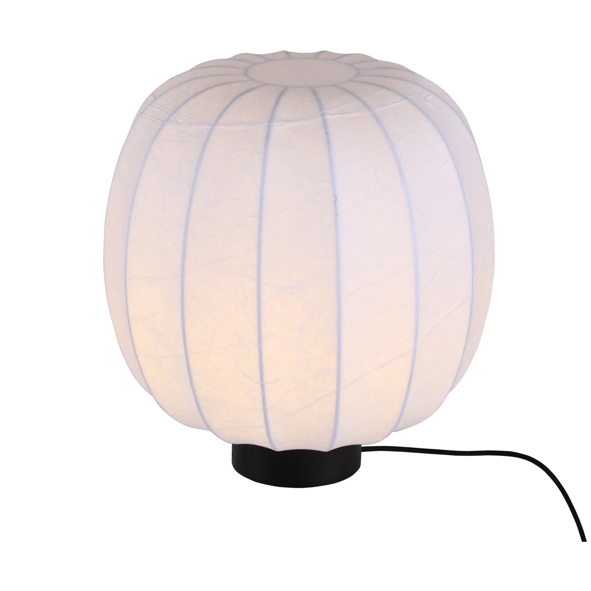 Lunari table lamp, White-Dark ash, Ø30x32 cm Watt & Veke