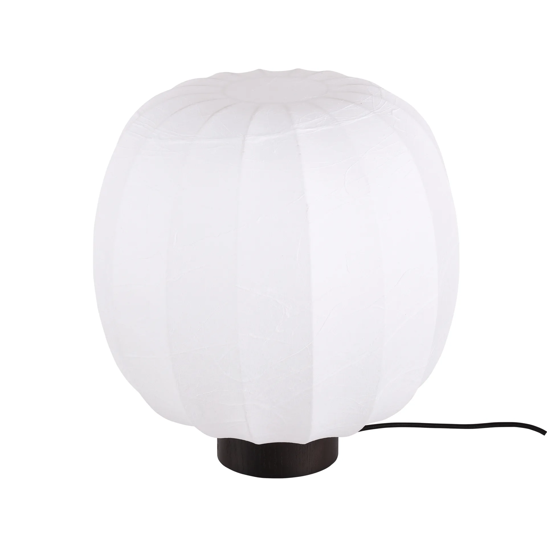 Lunari table lamp, White-Dark ash, Ø30x32 cm Watt & Veke