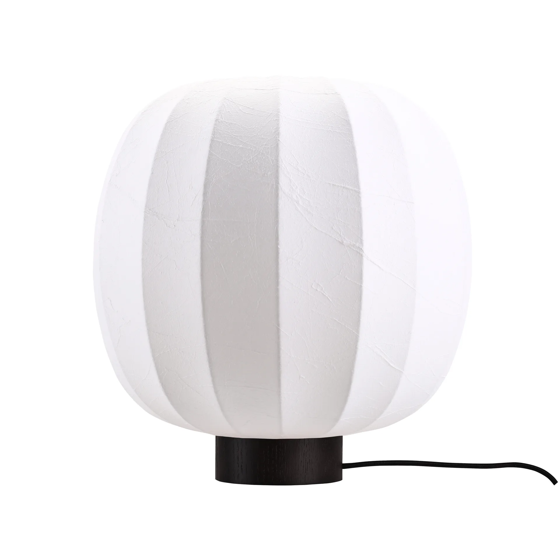 Lunari table lamp, White-Dark ash, Ø30x32 cm Watt & Veke