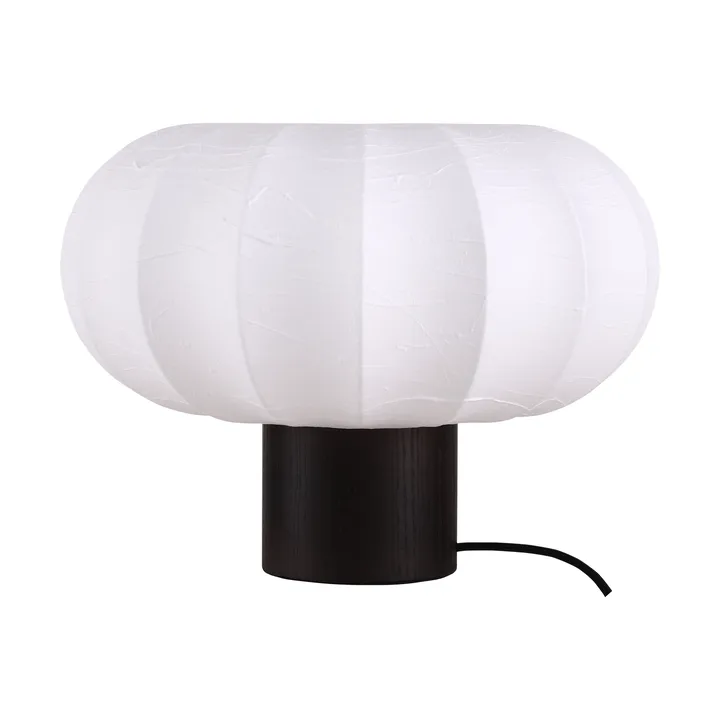 Lunari table lamp - White-Dark ash, Ø32x24 cm - Watt & Veke