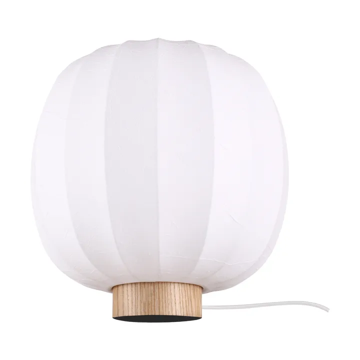 Lunari table lamp - White-Natural ash, Ø30x32 cm - Watt & Veke