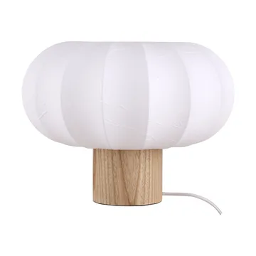 Lunari table lamp - White-Natural ash, Ø32x24 cm - Watt & Veke