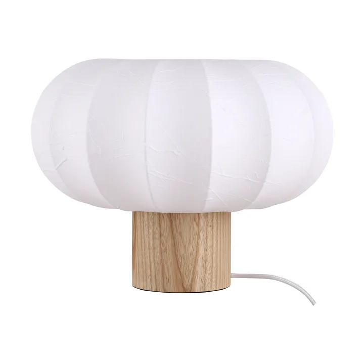 Lunari table lamp - White-Natural ash, Ø32x24 cm - Watt & Veke