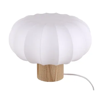 Lunari table lamp - White-Natural ash, Ø32x24 cm - Watt & Veke