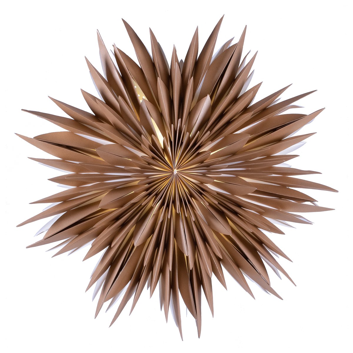 Watt & Veke Maja advent star o60 cm gold | Scandinavian Design | Gold-coloured