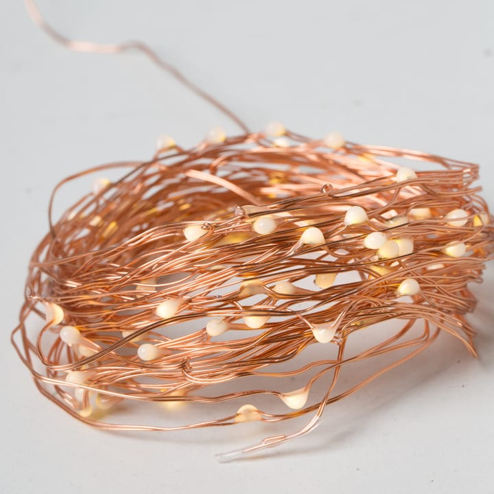 Micro light strand copper - 8x20 LED-warm white - Watt & Veke