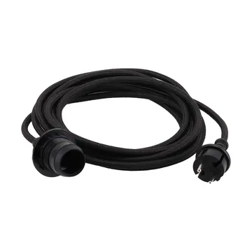 Outdoor cable set - Black, 500 cm, E27 - Watt & Veke