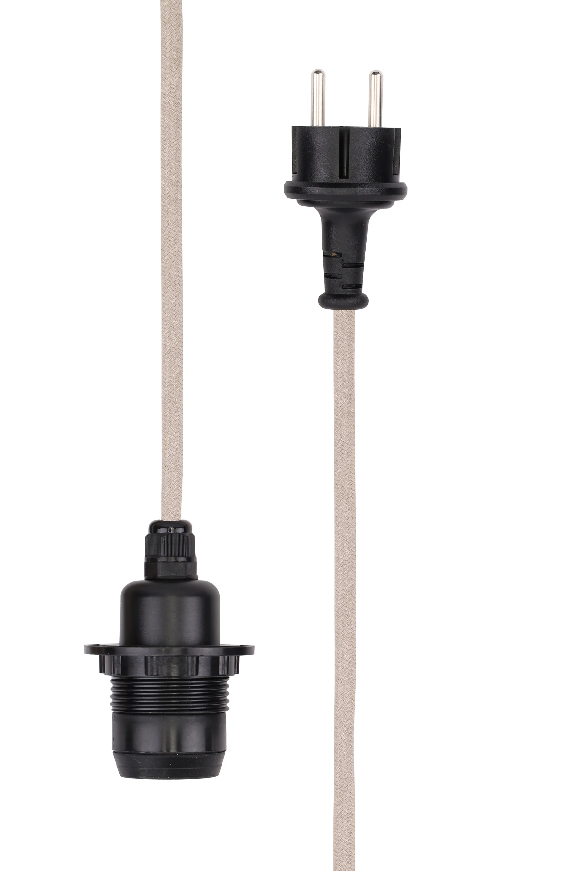 Outdoor cable set, Natural, 500 cm, E27 Watt & Veke
