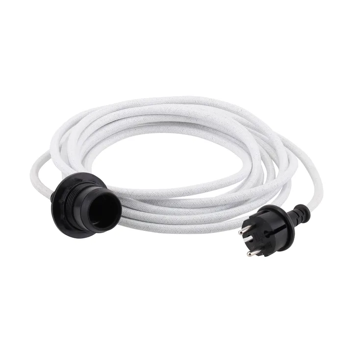 Outdoor cable set - White, 500 cm, E27 - Watt & Veke