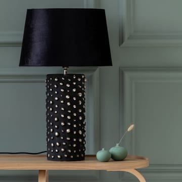 Peggy lamp base 28 cm - Black-silver - Watt & Veke