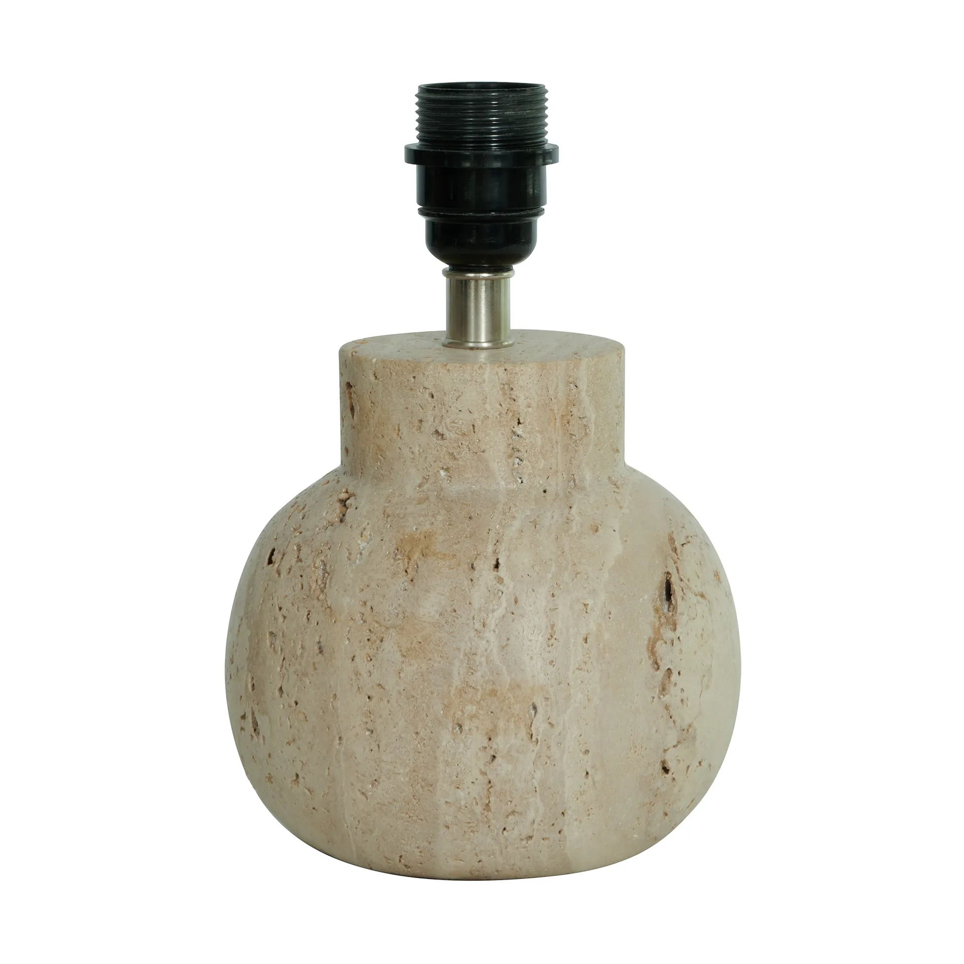 Pella lamp base, Travertine Watt & Veke