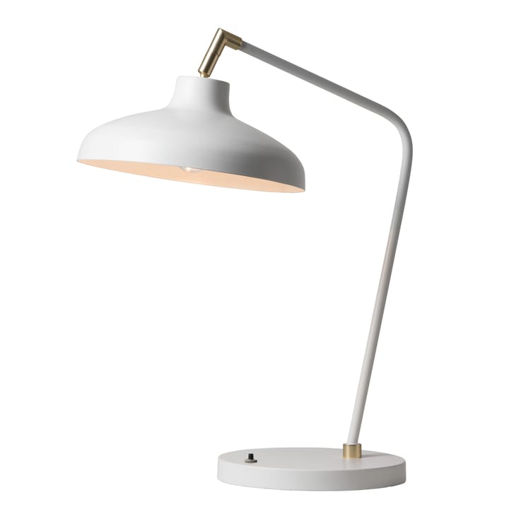 Pelle table lamp - white, brass - Watt & Veke
