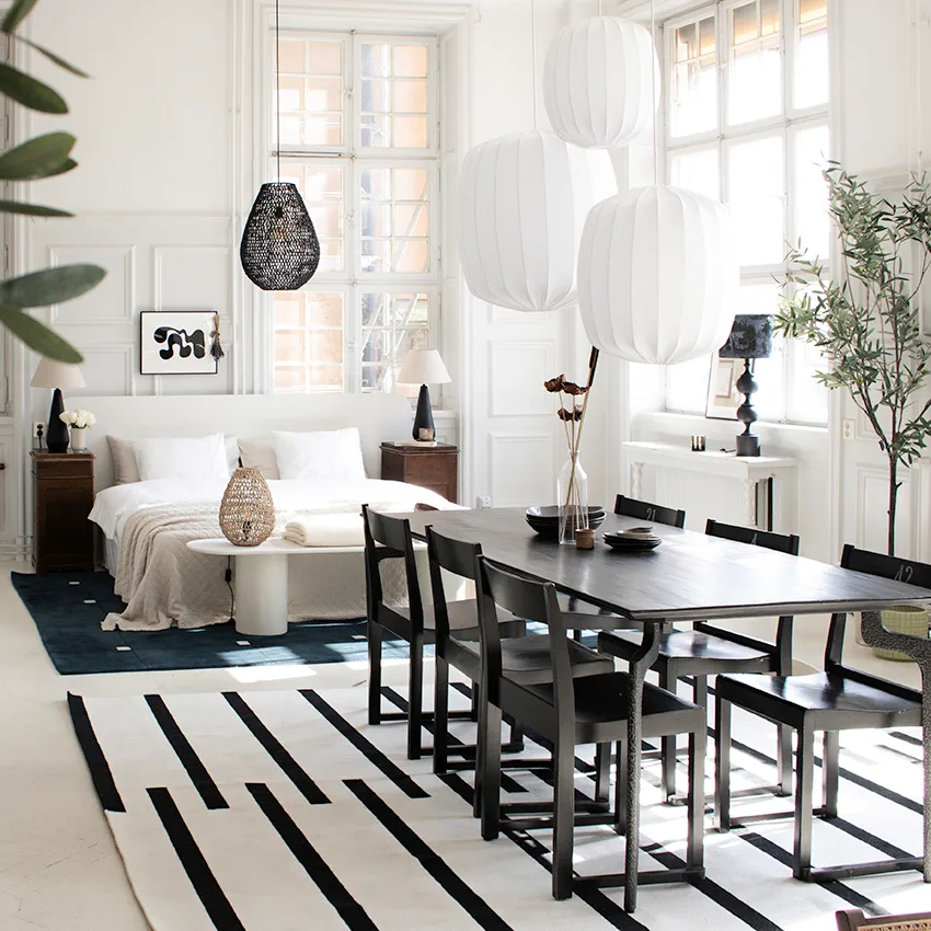 Prisma ceiling lamp Ø45 cm, white Watt & Veke