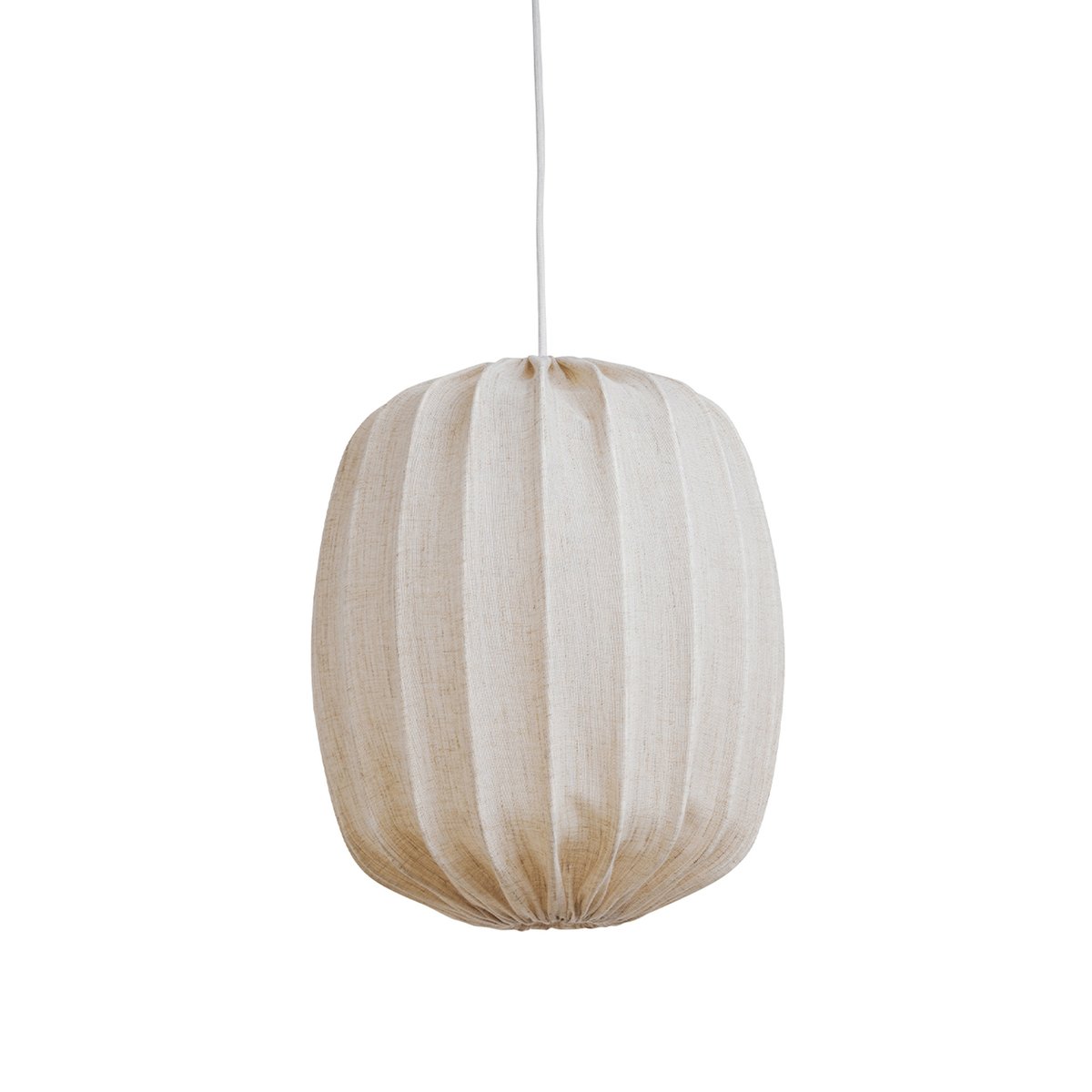 Watt & Veke Prisma lamp shade o25 cm linen Natural | Scandinavian Design | Lampshades | White