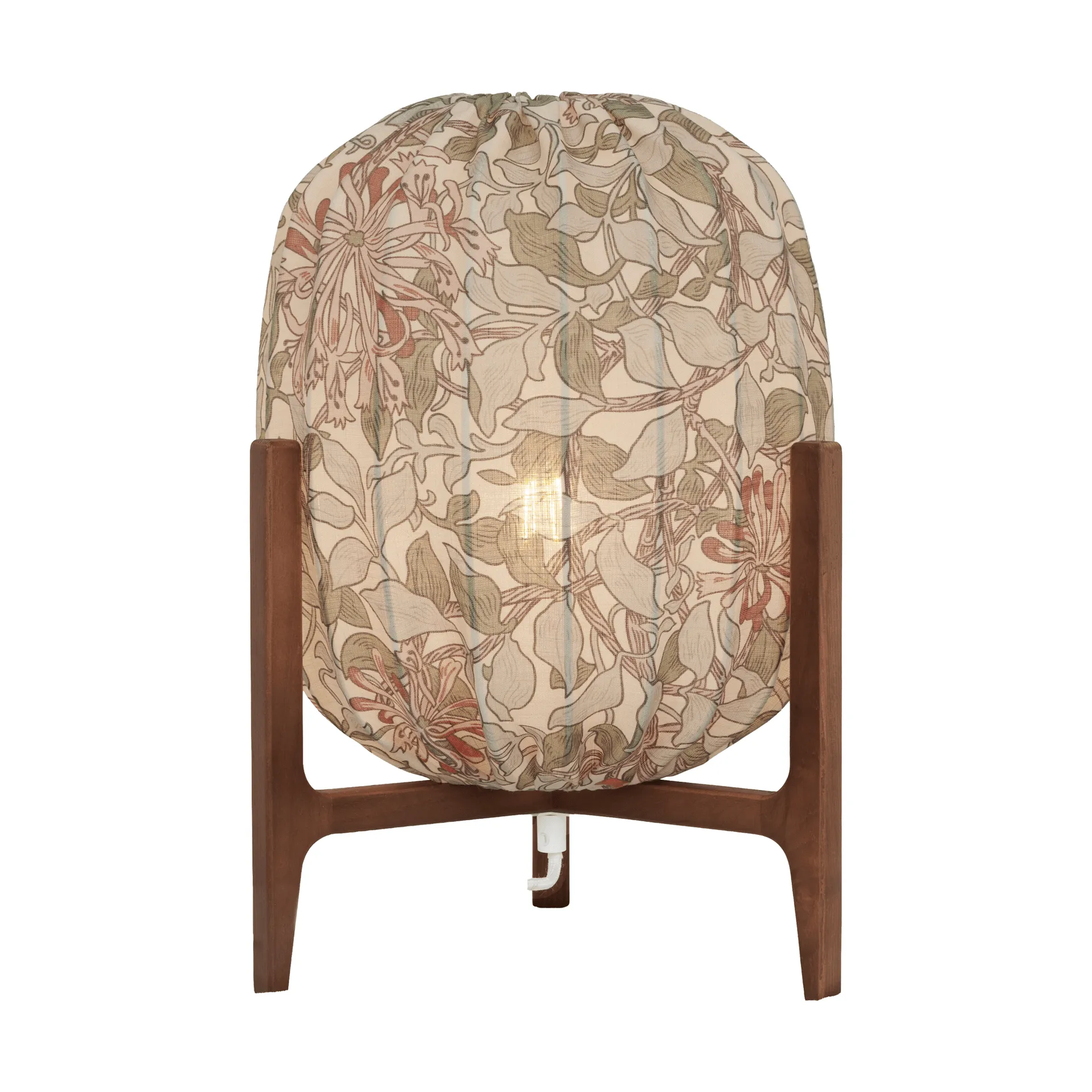 Prisma table lamp, Dark ash-Honeysuckle blush, Ø27x42 cm Watt & Veke