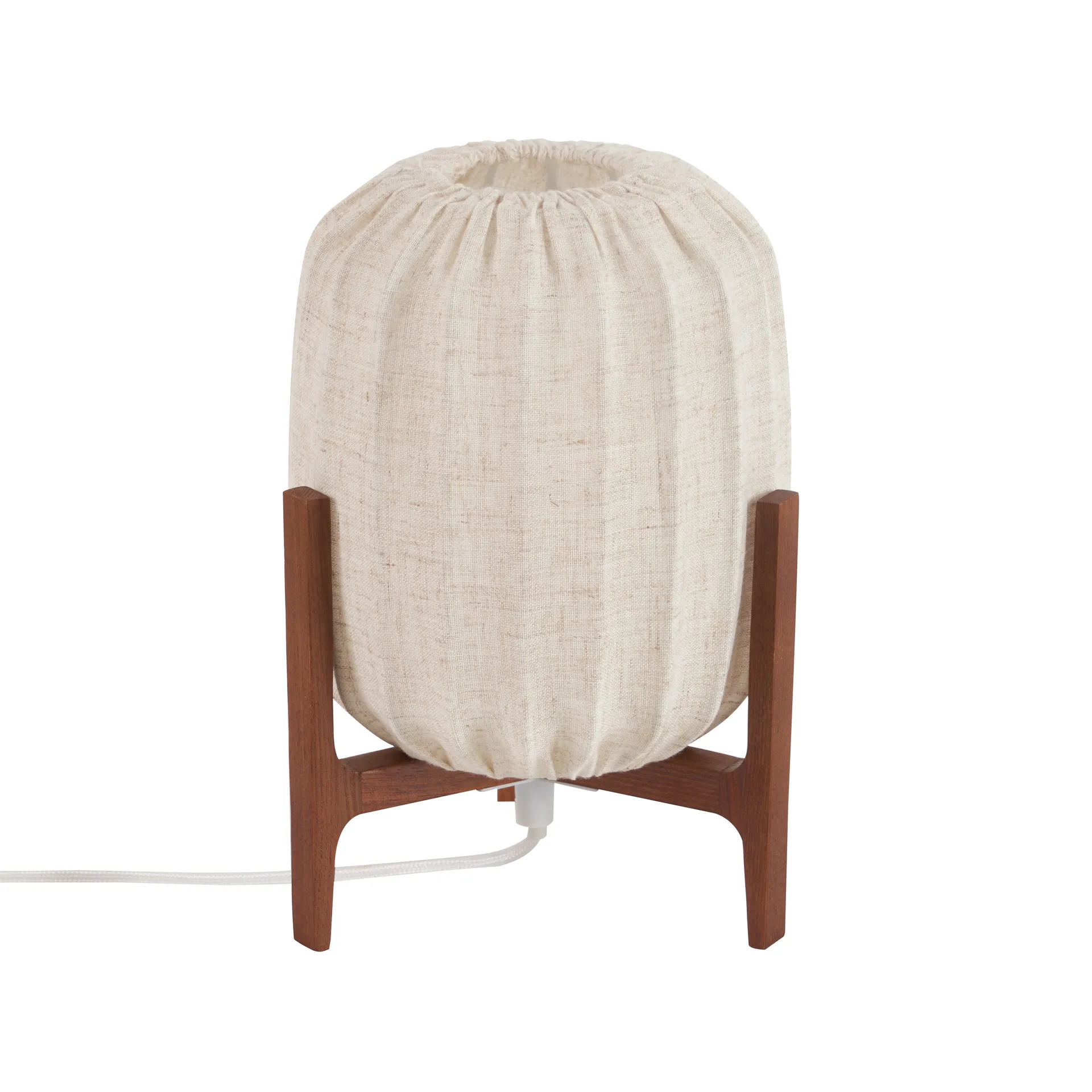 Prisma table lamp, Dark ash-Natural, Mini Ø16x24.3 cm Watt & Veke