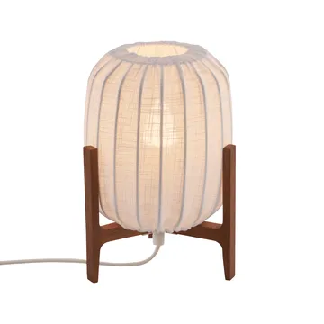 Prisma table lamp - Dark ash-White, Mini Ø16x24.3 cm - Watt & Veke