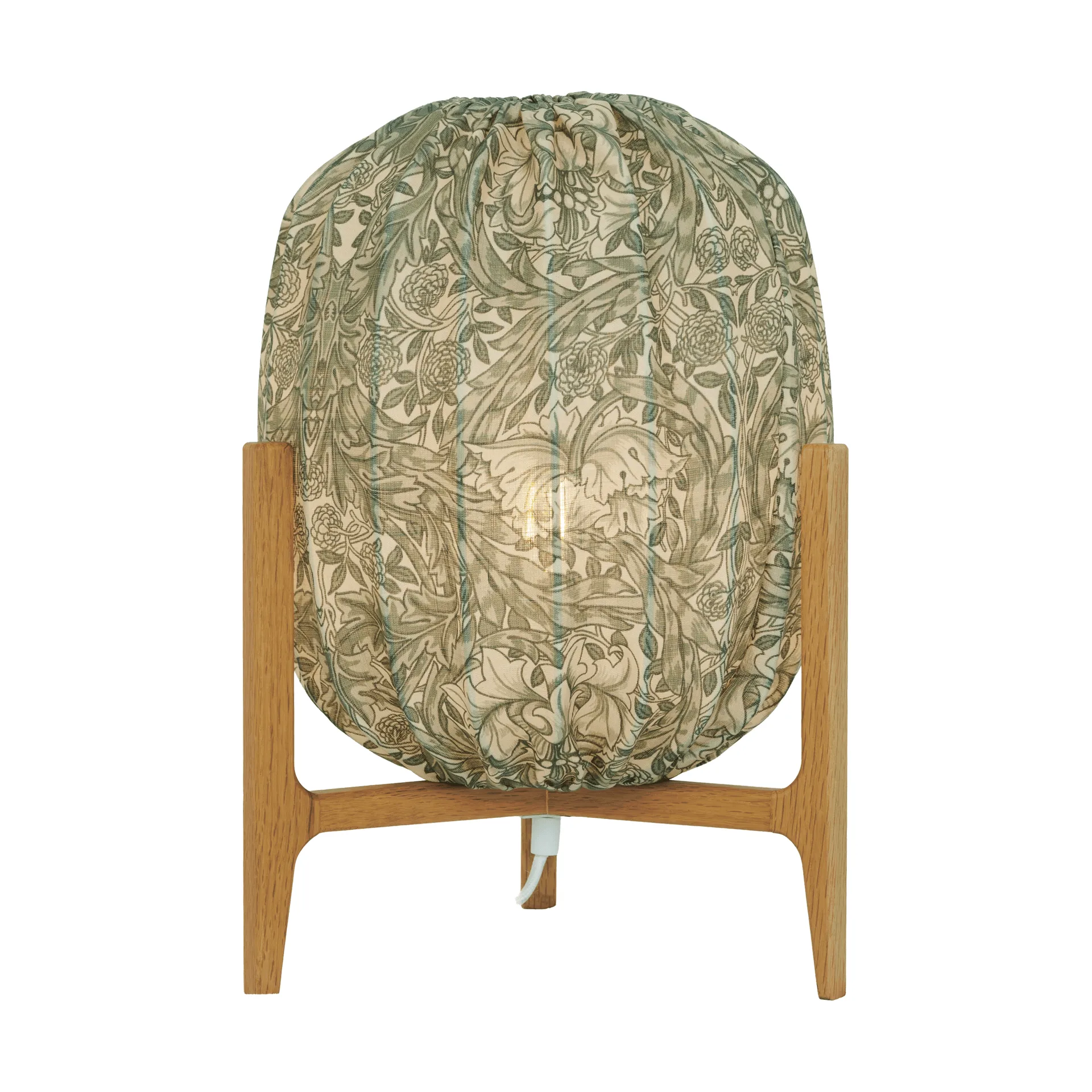 Prisma table lamp, Oak-African marigold green, Ø27x42 cm Watt & Veke