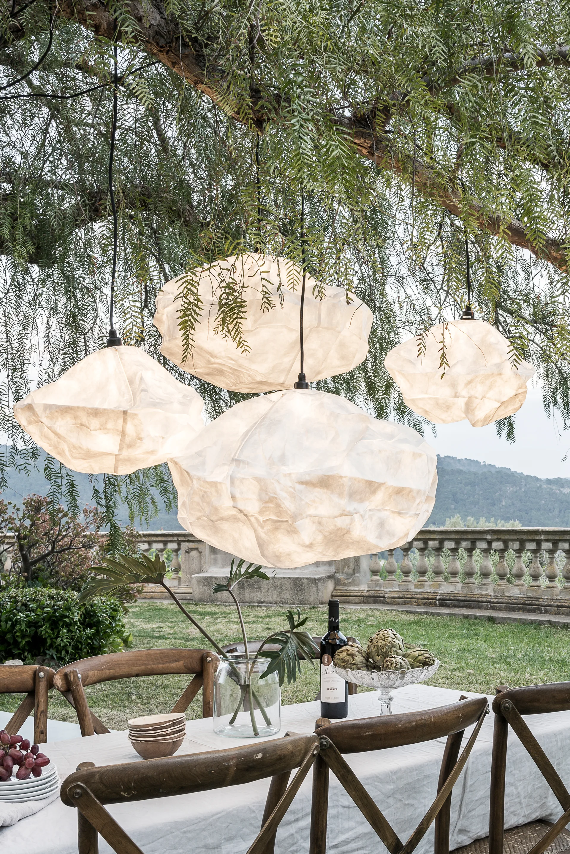 Sky lamp shade Ø58 cm, White Watt & Veke