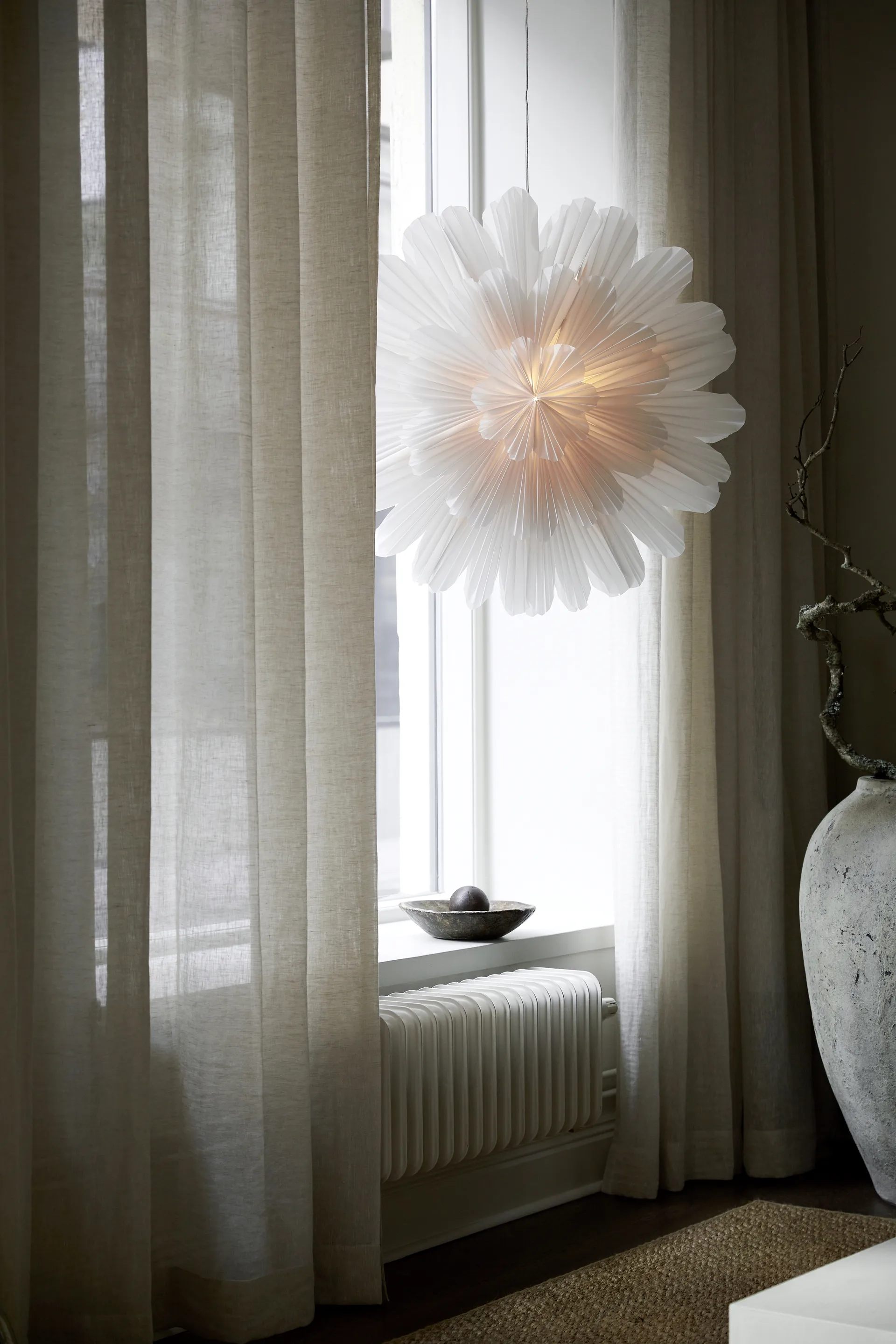 Snöblomma advent star, Ø80 cm Watt & Veke