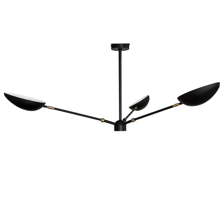 Spoon ceiling pendant lamp - matte black brass - Watt & Veke