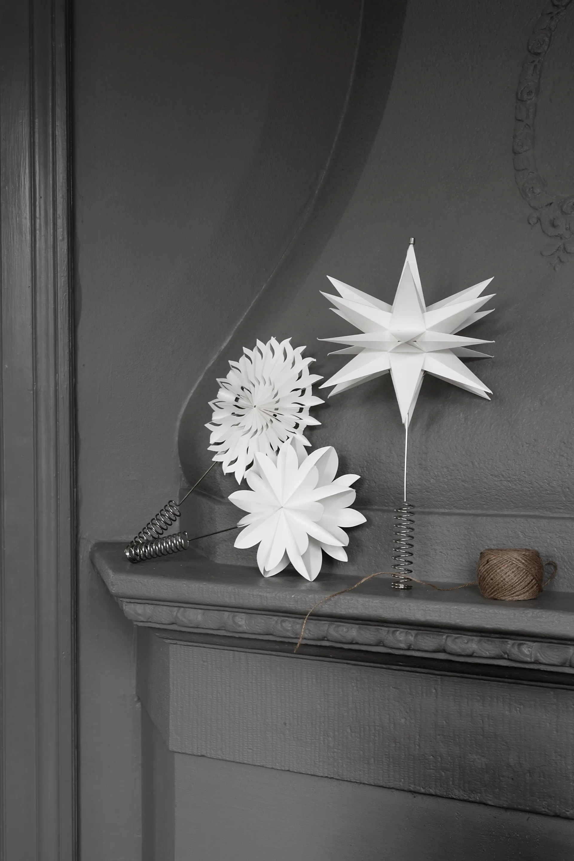 Sputnik top star Ø25 cm, White Watt & Veke