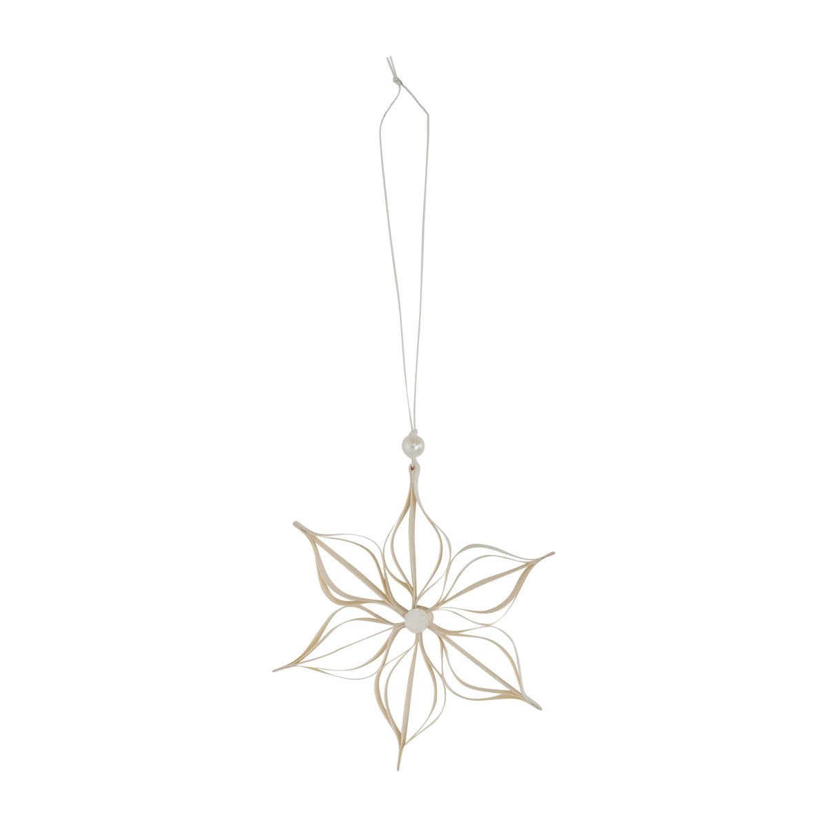 Watt & Veke Star Christmas decoration Ø13 cm White | Scandinavian Design | Christmas decorations | White