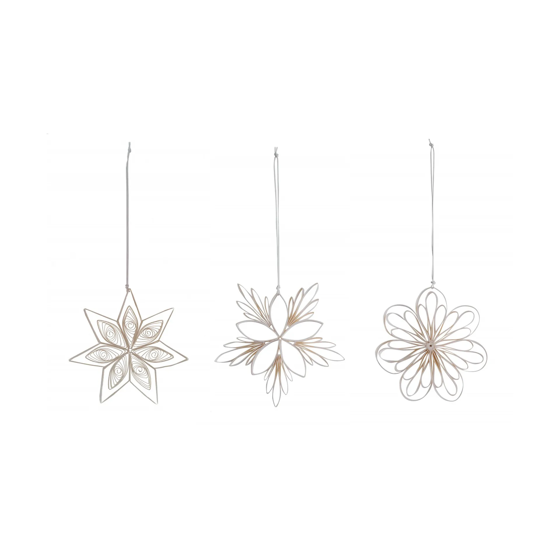 Star mix Christmas decoration 3-pack, White Watt & Veke