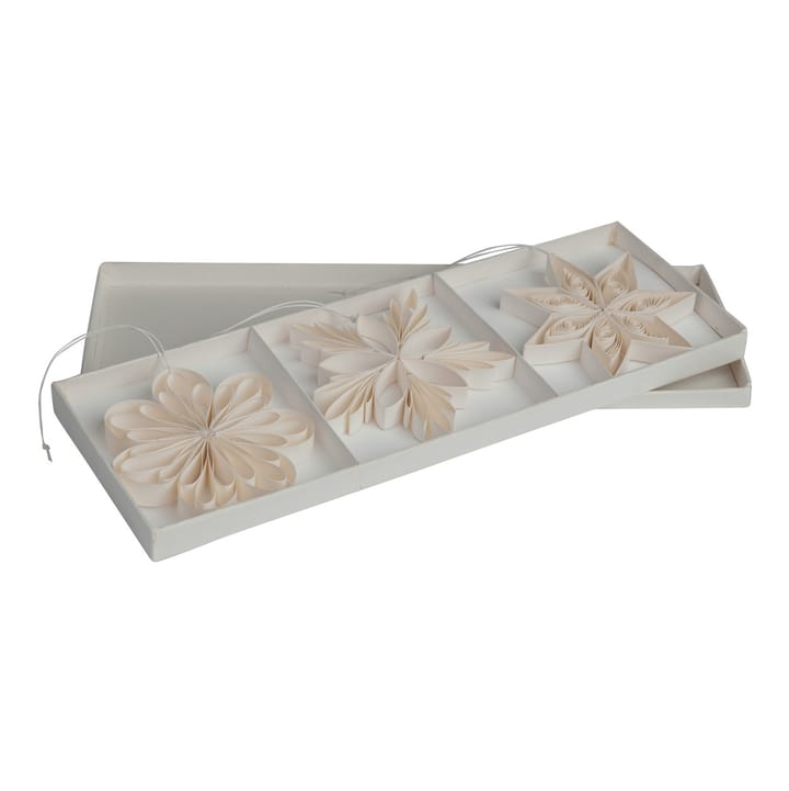 Star mix Christmas decoration 3-pack, White Watt & Veke