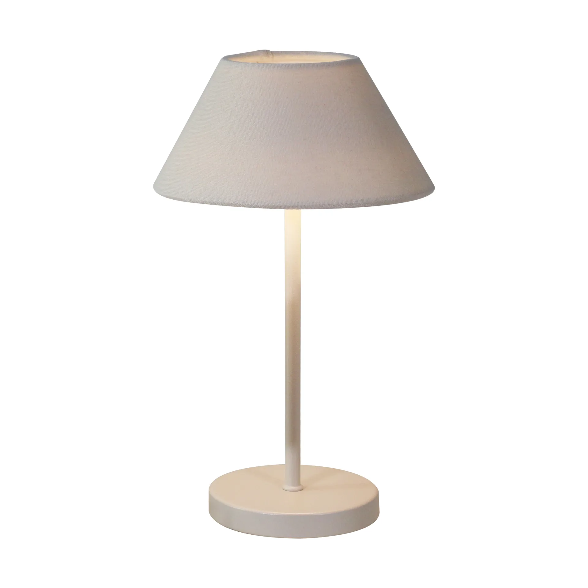 Teya portable table lamp, Off-white, Ø15×26 cm Watt & Veke