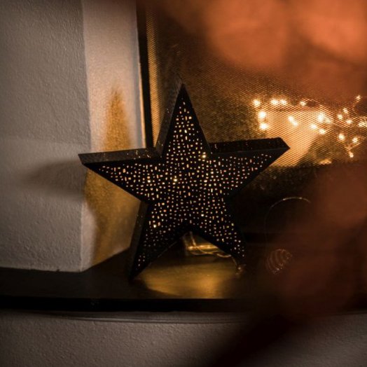Tindra table star small black
