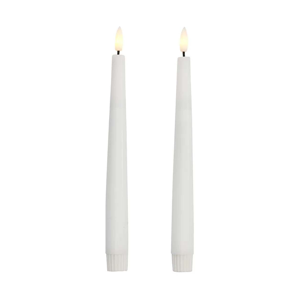 Watt & Veke W&V LED Candle 2 pack 24,5 cm | Scandinavian Design | String lights & decorative lighting | White