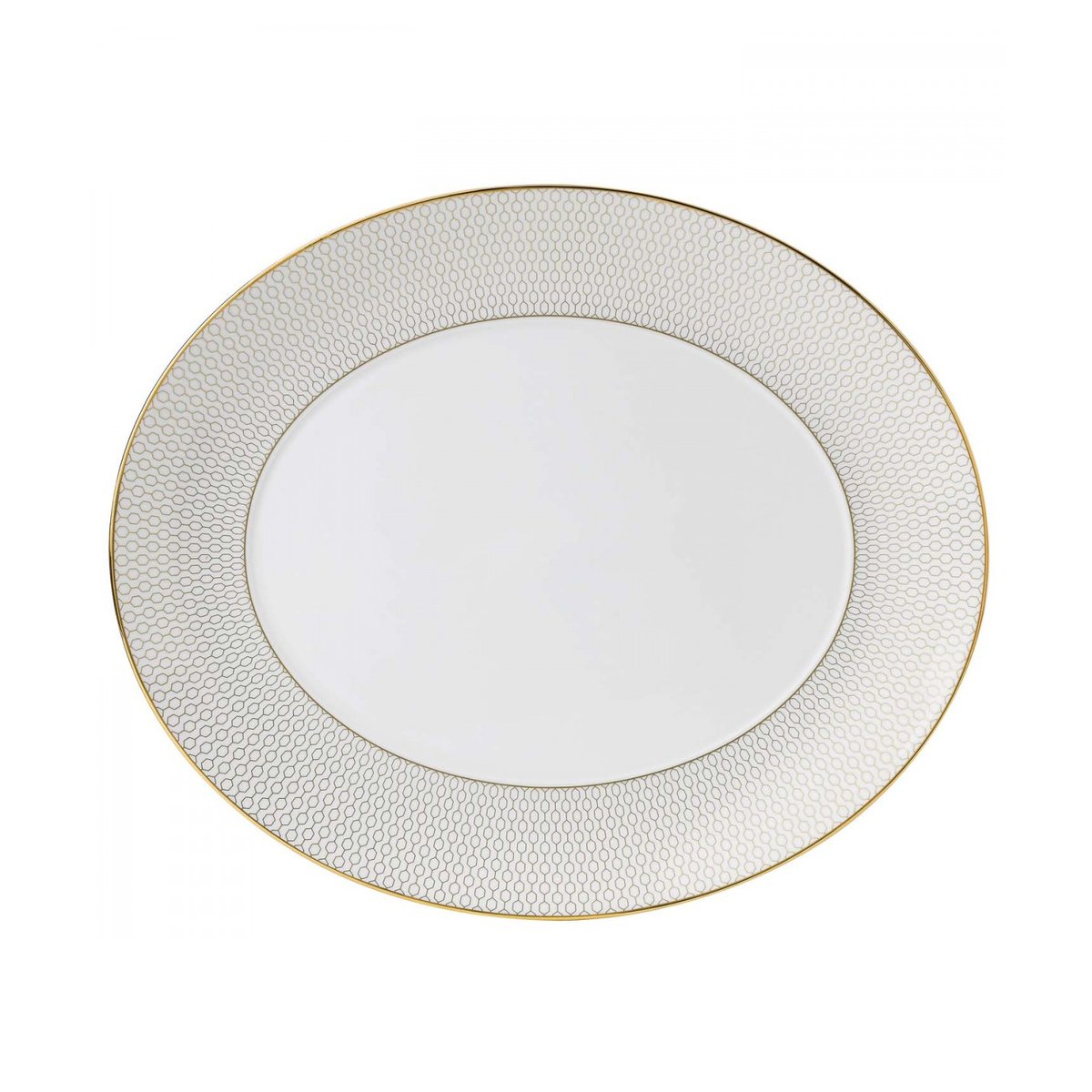 Wedgwood Arris oval serving plate white | Scandinavian Design | Serving platters & dishes | White
