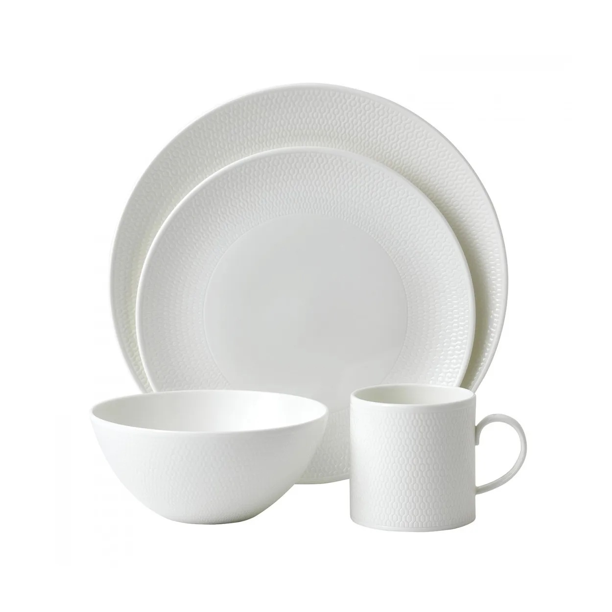 Wedgwood Gio starter set 16- pieces white | Scandinavian Design | Table settings & starter sets | White