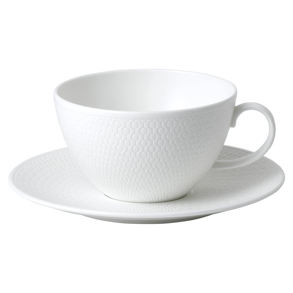 Wedgwood Gio teacup with saucer white | Scandinavian Design | Teacups | White