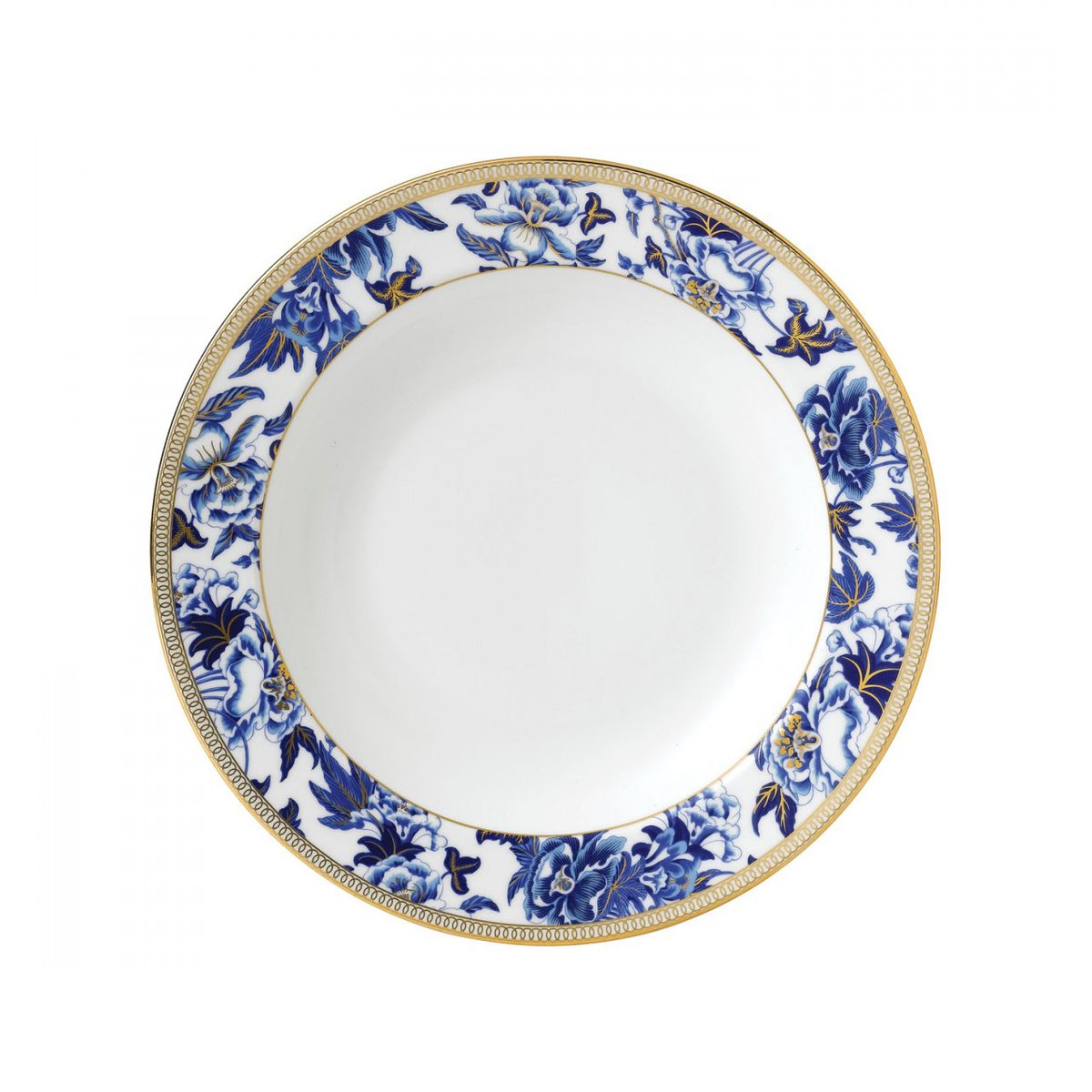 Wedgwood Hibiscus deep plate o 23 cm floral | Scandinavian Design | Deep plates | Blue