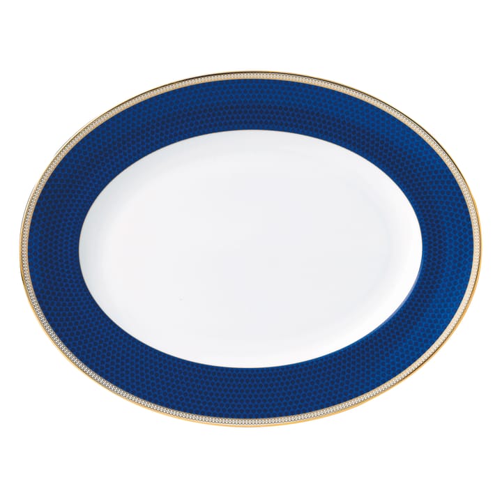 Hibiscus serving dish 35 cm - blue - Wedgwood