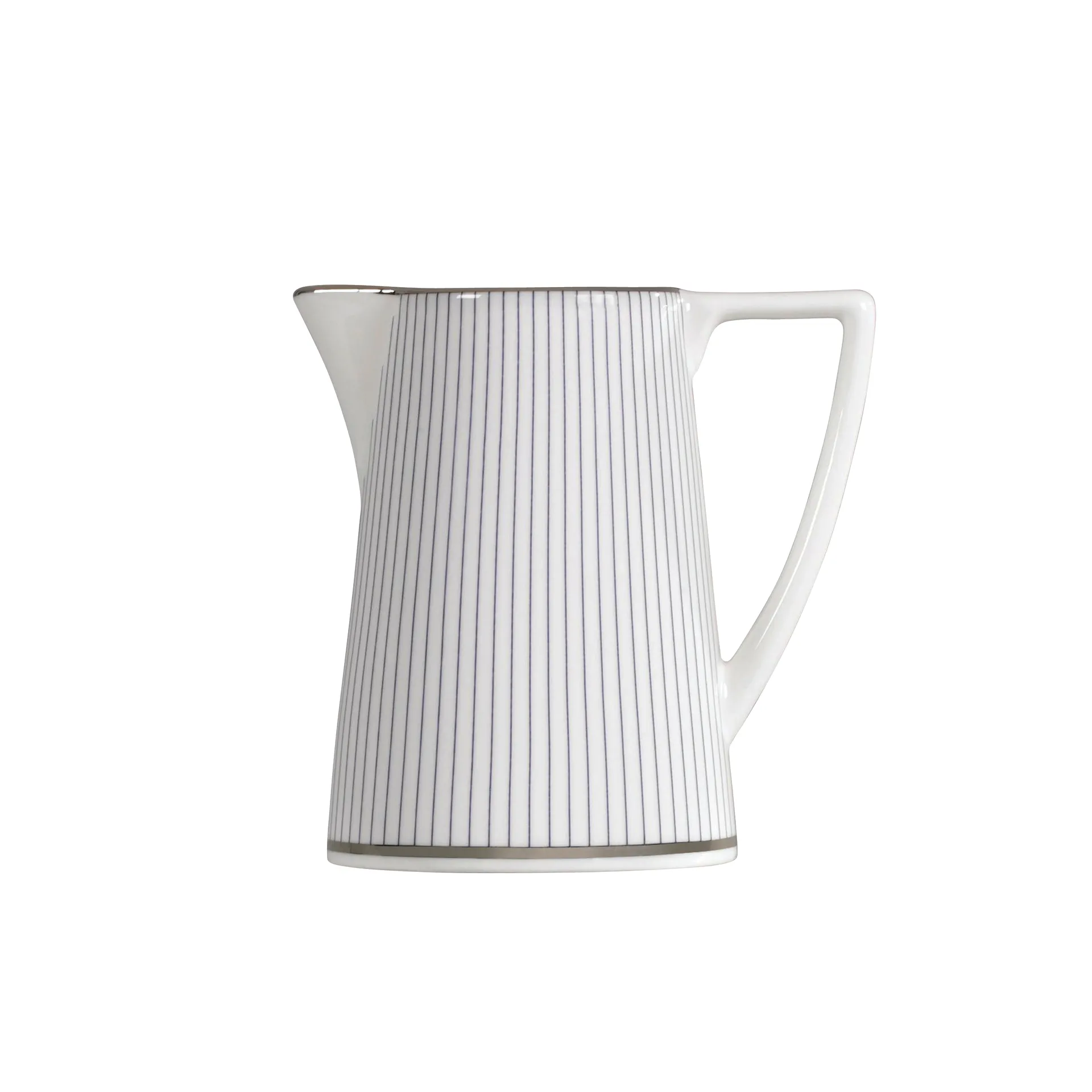 Pin Stripe milk pitcher 20 cl, white Wedgwood