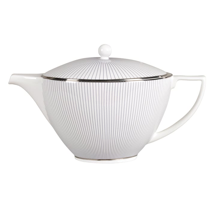 Pin Stripe teapot 1.2 liter - white - Wedgwood