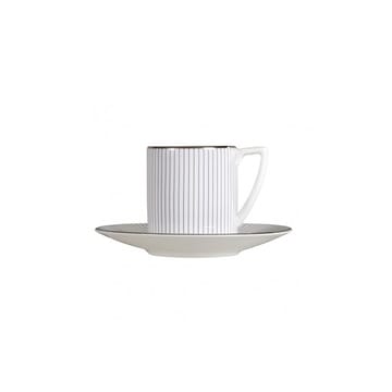 Pinstripe espresso cup - white - Wedgwood