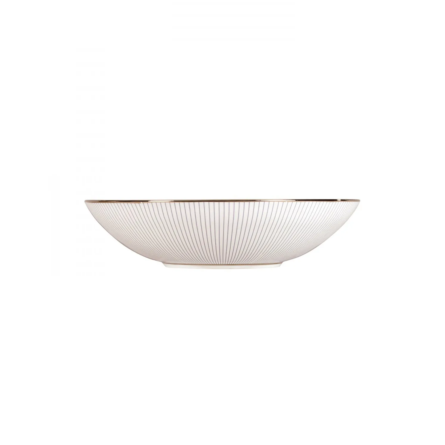 Pinstripe soup bowl Ø 22 cm, white Wedgwood