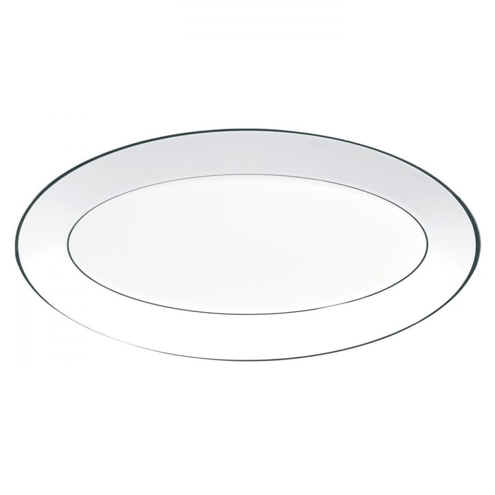 Platinum oval serving plate - 45 cm - Wedgwood