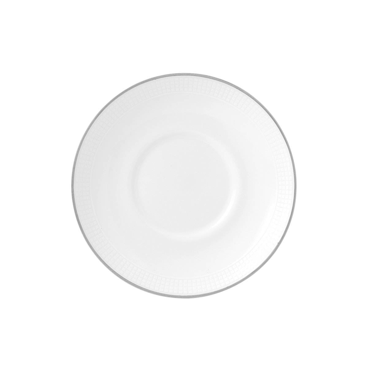 Wedgwood Vera Wang Blanc Sur Blanc espresso saucer o12.5 cm