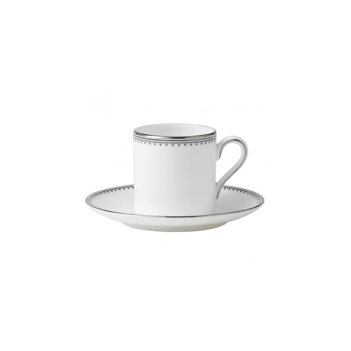Vera Wang Grosgrain saucer to espresso cup - white - Wedgwood
