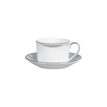 Vera Wang Grosgrain tea saucer - white - Wedgwood