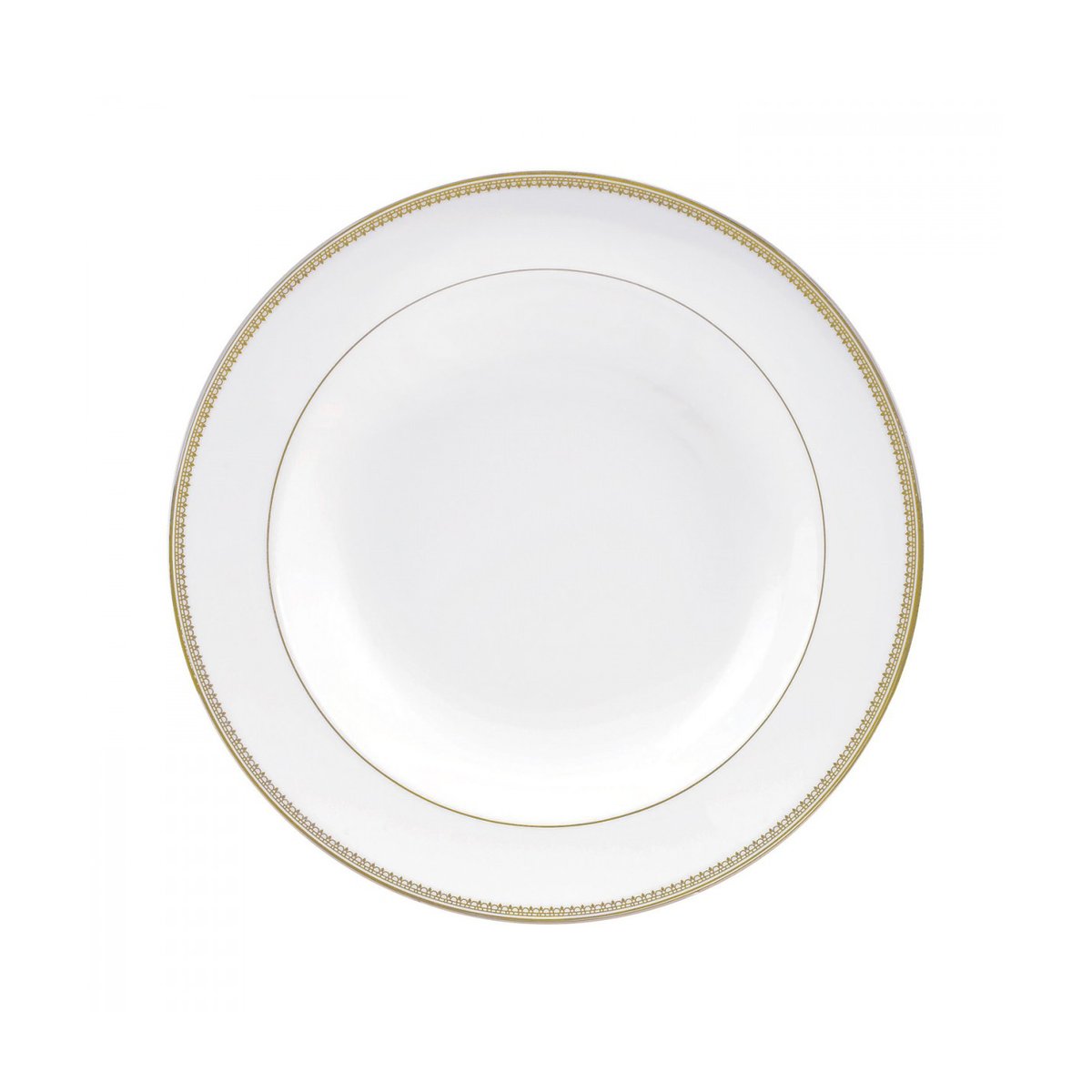 Wedgwood Vera Wang Lace Gold deep plate o 23 cm | Scandinavian Design | Deep plates | White