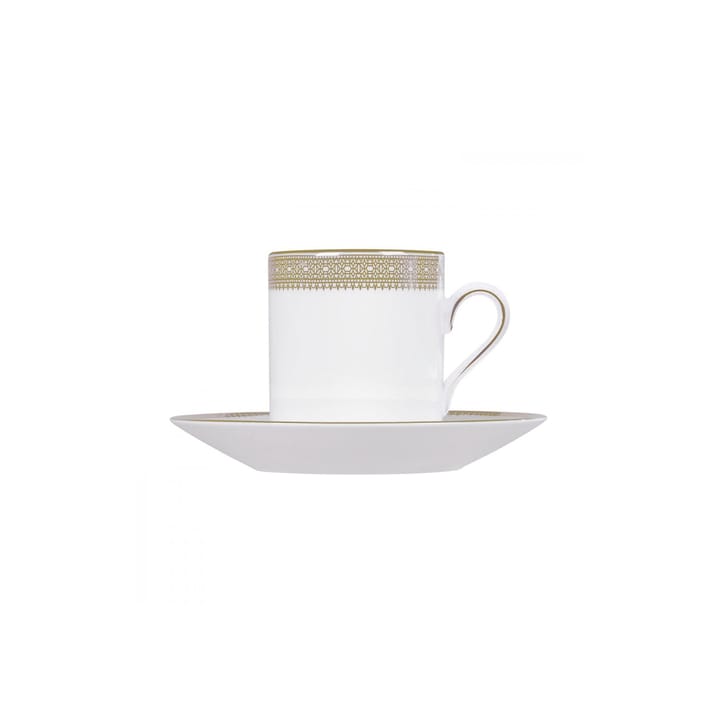 Vera Wang Lace Gold saucer to coffee cup - white - Wedgwood