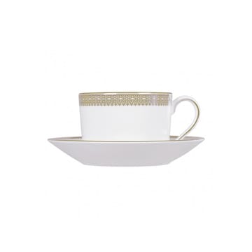 Vera Wang Lace Gold saucer to tea cup - white - Wedgwood
