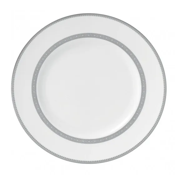 Wedgwood Vera Wang Lace Platinum plate o 27 cm | Scandinavian Design | Small plates & side plates | White